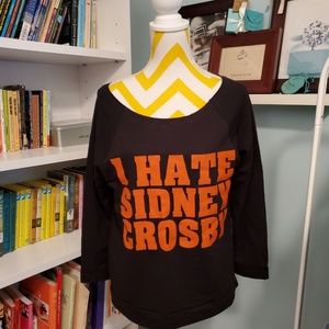 Philadelphia flyers off shoulder sweatshirt M